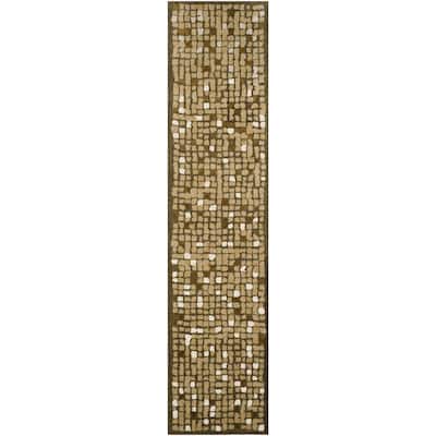 Martha Stewart by SAFAVIEH, Mosaic Wool/ Viscose Rug