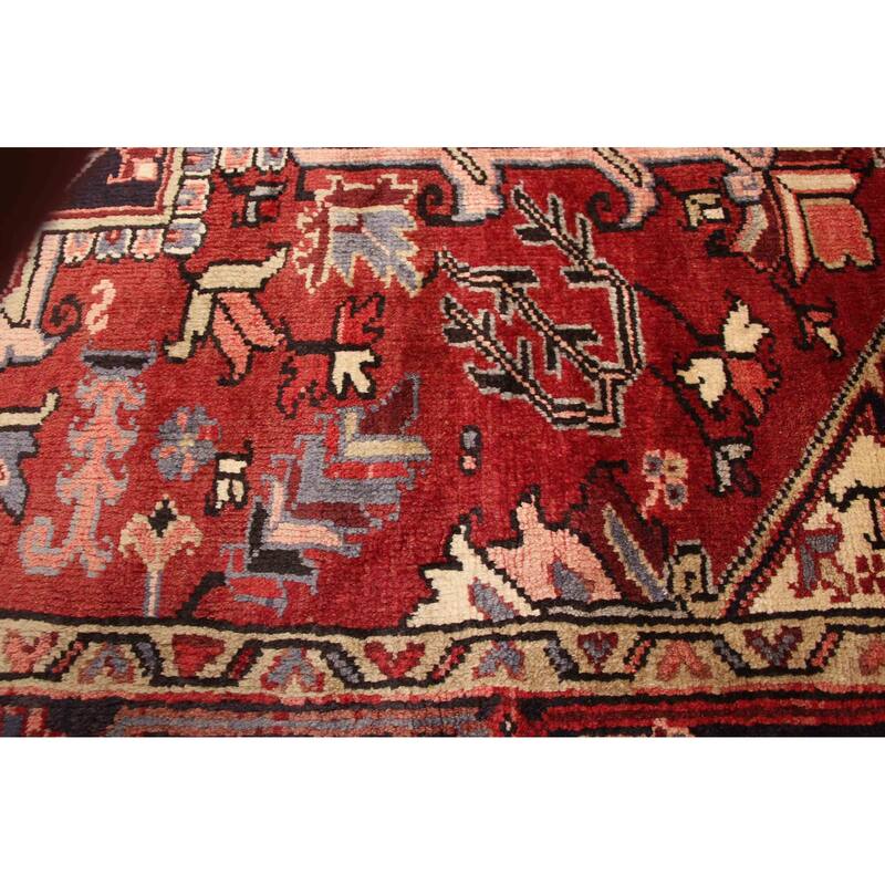 ECARPETGALLERY Hand-knotted Sarabi Dark Red Wool Rug - 8'7 x 10'10