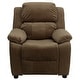 preview thumbnail 19 of 106, Deluxe Padded Contemporary Kids Recliner with Storage Arms