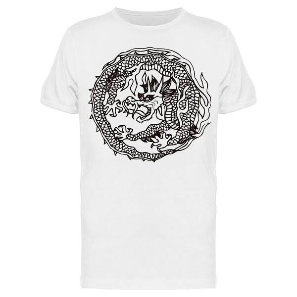 Enigmatic Dragon Tattoo Tee Men S Image By Shutterstock Overstock Enigmatic Dragon Tattoo Tee Men S Image By Shutterstock Overstock