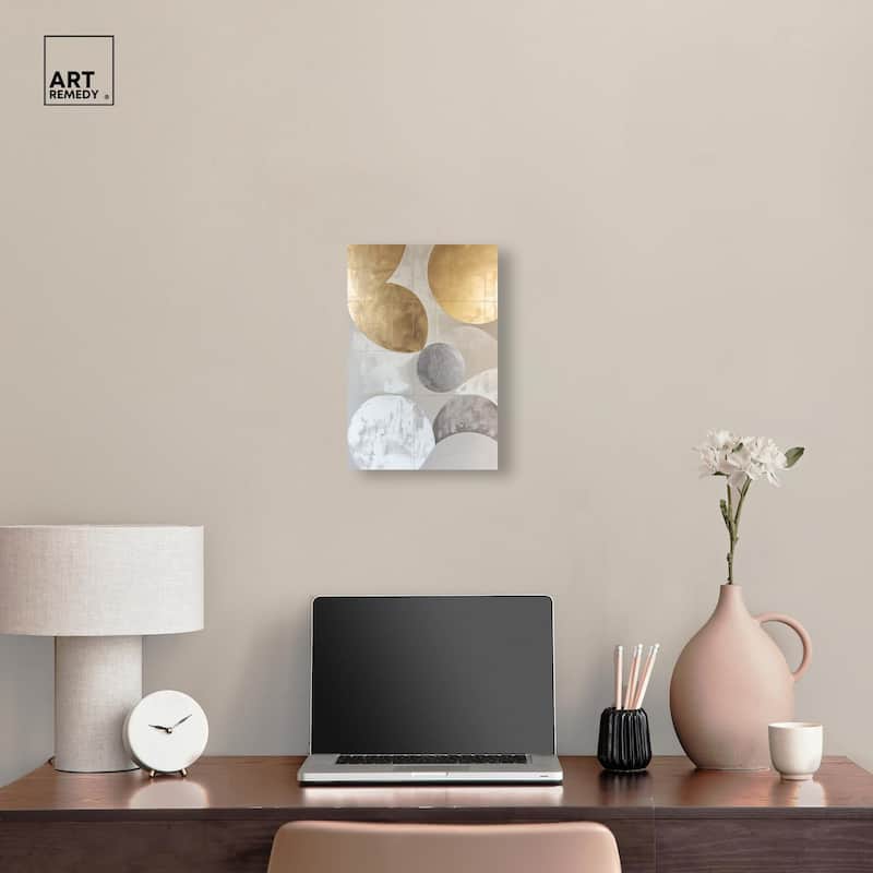 Golden Sequence II Canvas by Art Remedy, Gallery Wrapped