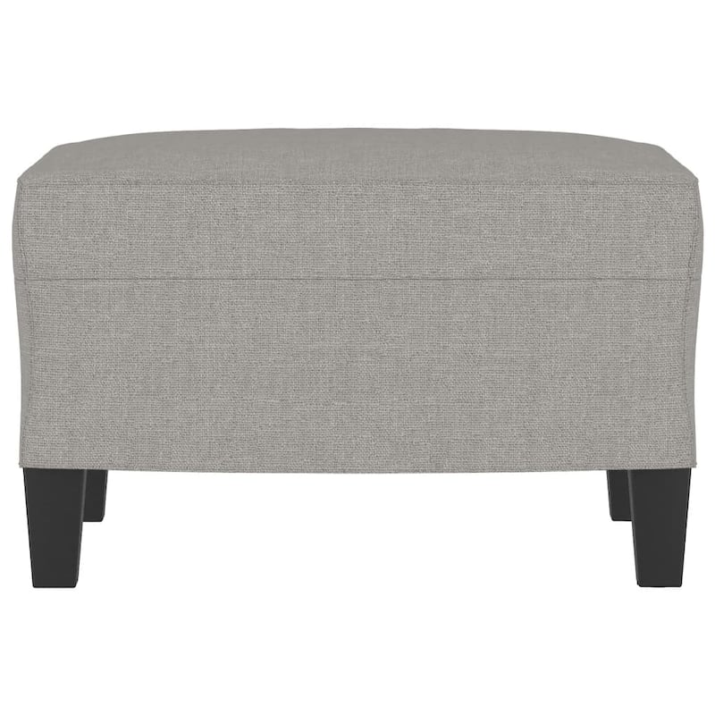 vidaXL Footstool Dark Gray/Light Gray 23.6"x19.7"x16.1" Fabric