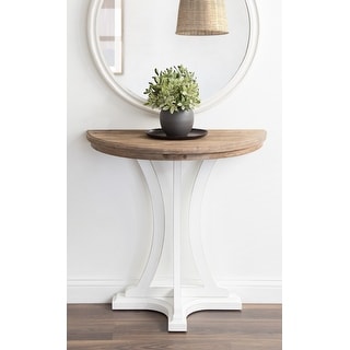 Kate and Laurel Linsley Wood Console Table - 30x15x31