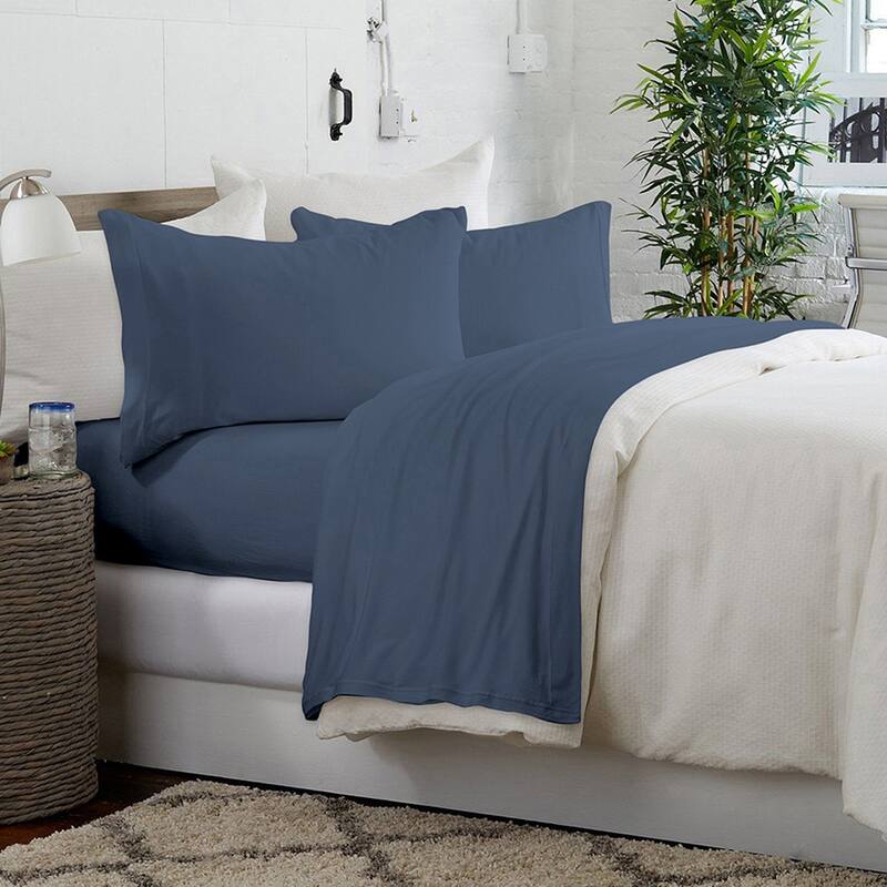 Brooklyn Flat Jersey Knit Sheet Set