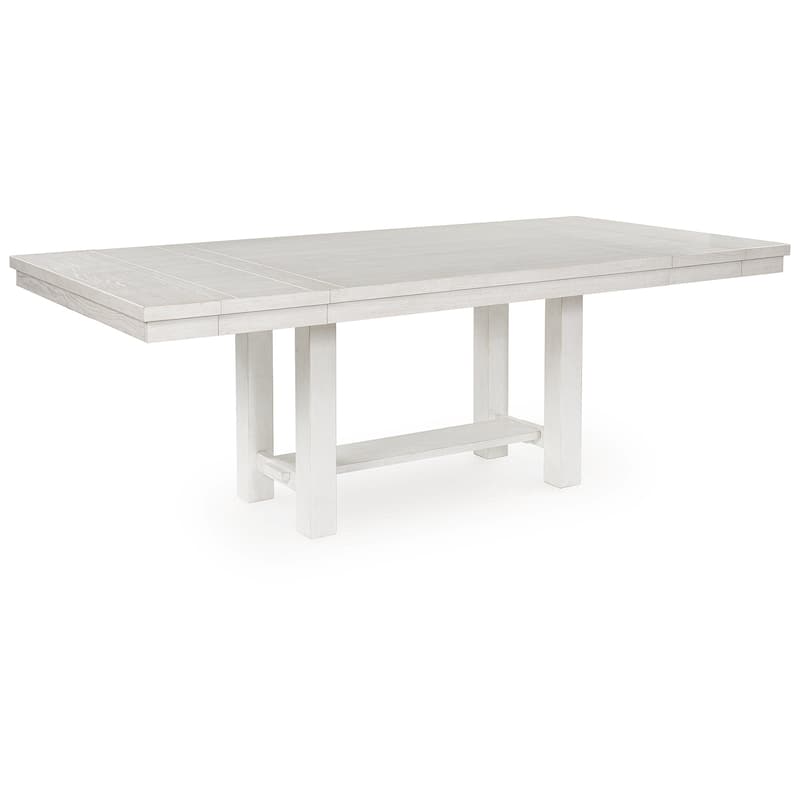 Signature Design by Ashley Robbinsdale Antique White Rectangular Dining Extension Table - 42"W x 86"D x 30"H