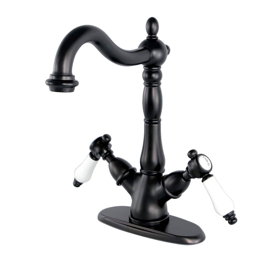 Kingston Brass Bel-Air 1.2 GPM Deck Mounted Bathroom Faucet