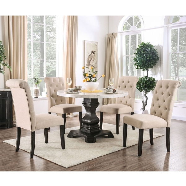 Somette ema round glass top dining table new arrivals
