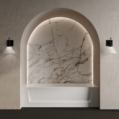 Virage 60" x 30" Alcove Bathtub with Apron