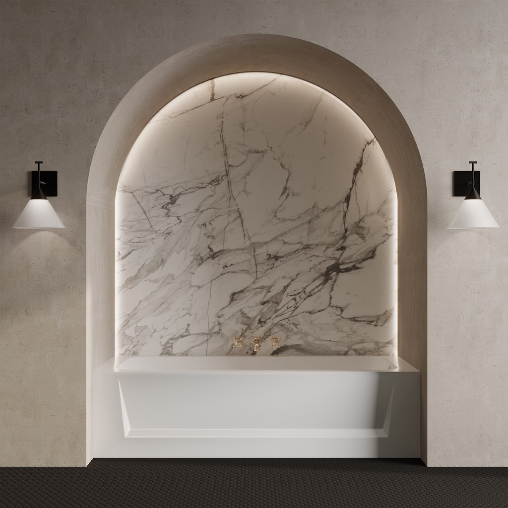 Virage 60" x 30" Alcove Bathtub with Apron