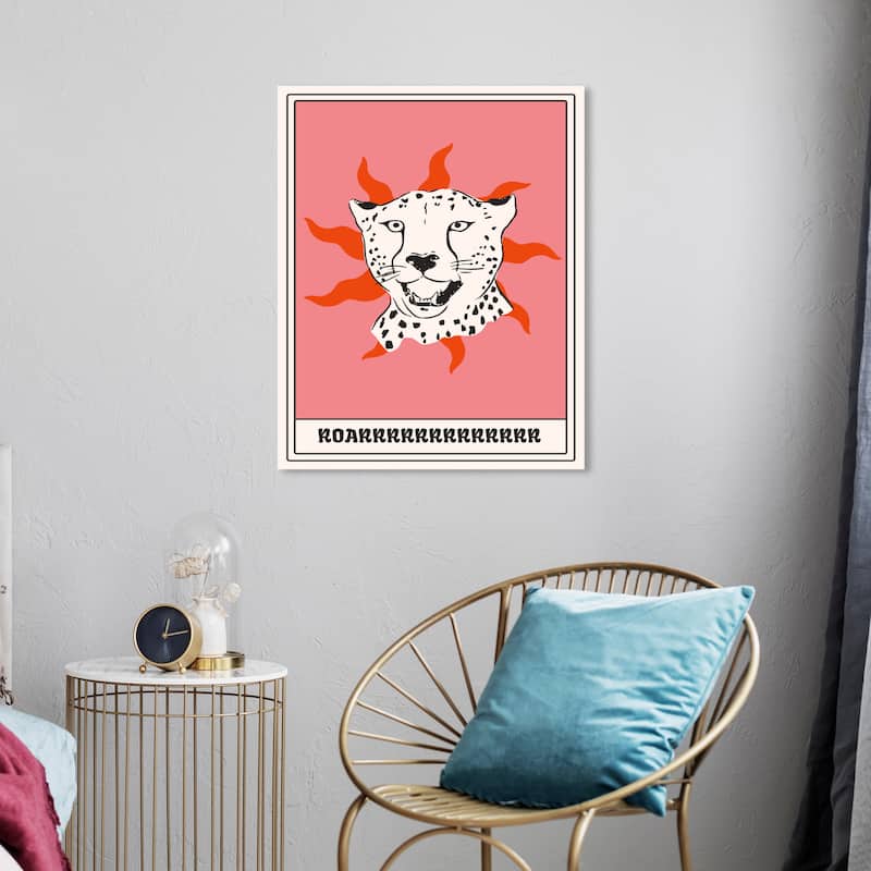 Wynwood Studio Canvas Animals Roar Attraction Pink Modern & Contemporary Wall Art Canvas Print - 20 x 24
