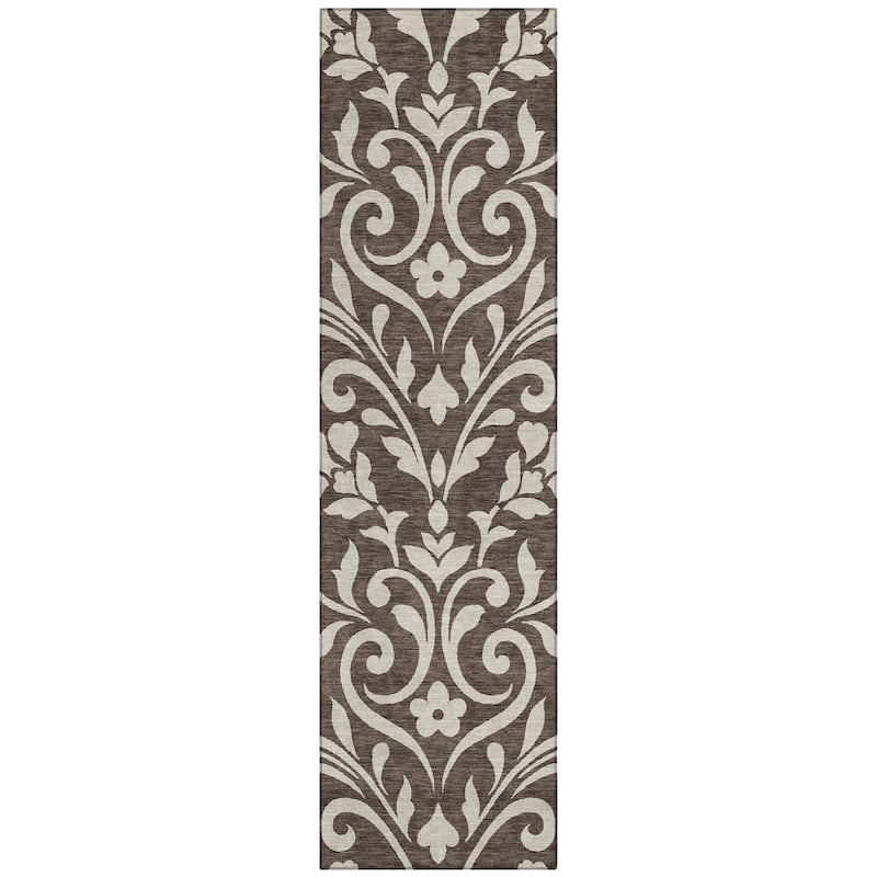 Machine Washable Indoor/ Outdoor Chantille Traditional Rug