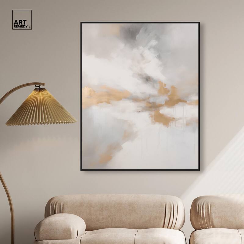 Fleeting Gold I Canvas by Art Remedy