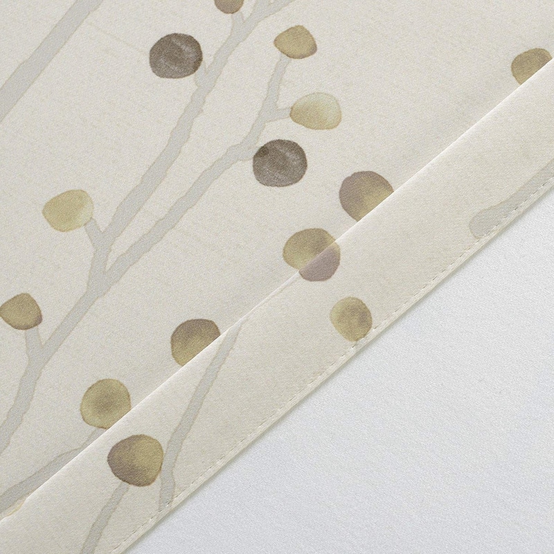 DriftAway Harper Ink Botanical Room-darkening Curtain Panel Pair