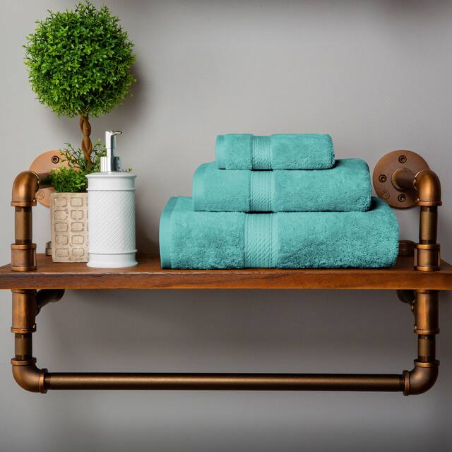 Marche Egyptian Cotton 3 Piece Towel Set by Miranda Haus