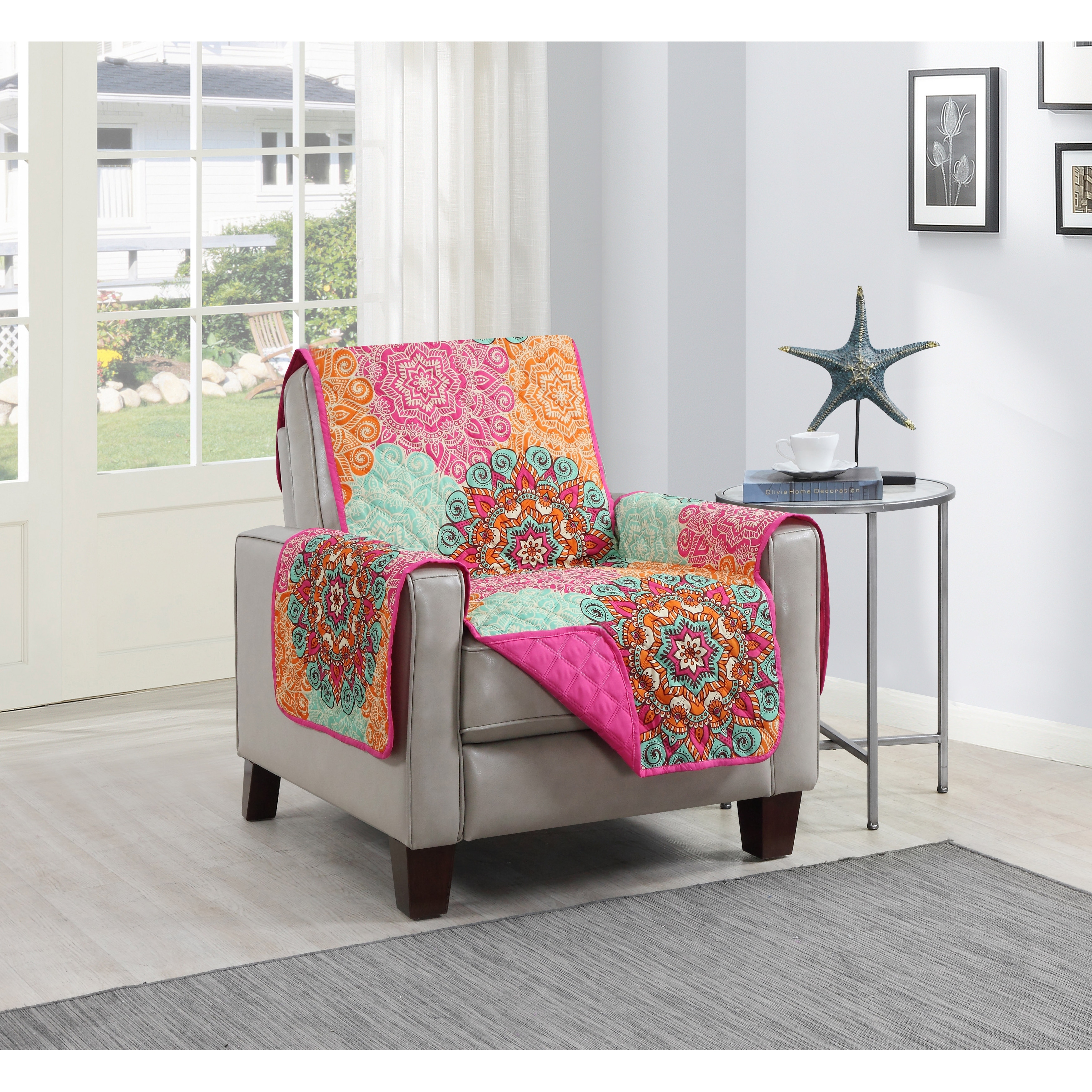 patchwork chair in emmerdale