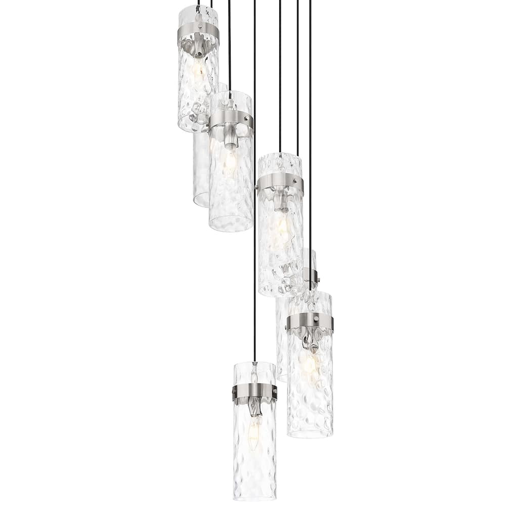 Z-Lite 7002P5-7R Fontaine 7 Light 20" Wide Chandelier