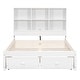 preview thumbnail 34 of 51, Full Size Platform Bed with Storage Headboard, Charging Station and Drawers