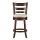 preview thumbnail 2 of 16, Verona Ladder Back Swivel Counter Height Stool by iNSPIRE Q Classic