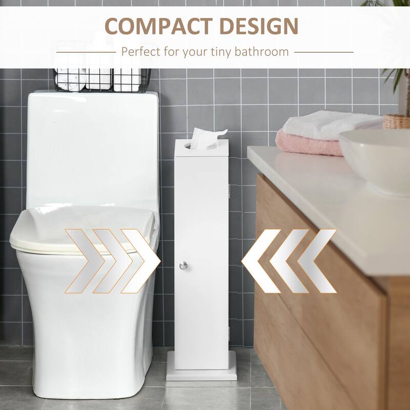 Bathroom Toilet Paper Corner Floor with Doors and