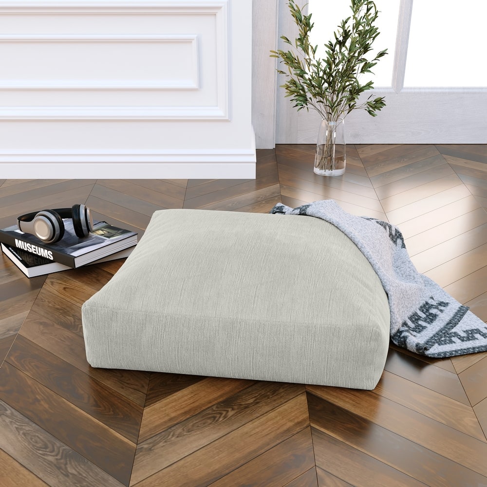 Jaxx Brio Microvelvet Floor Pillow, Meditation and Yoga Cushion