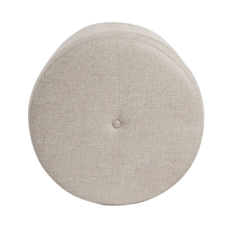 HomePop Storage Ottoman with Nailheads