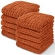 preview thumbnail 116 of 134, Baby Washcloths Muslin Cotton, Large 10"x10" by Comfy Cubs Pack of 10 - Garnet