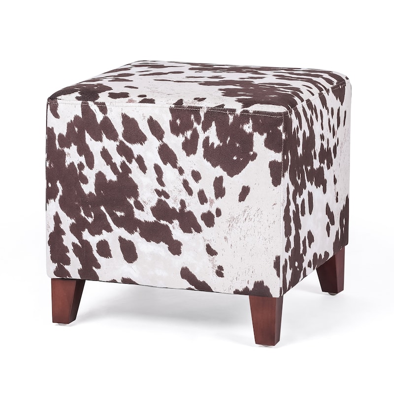 Adeco Simple British Style Passionate Cube Ottoman Footstool