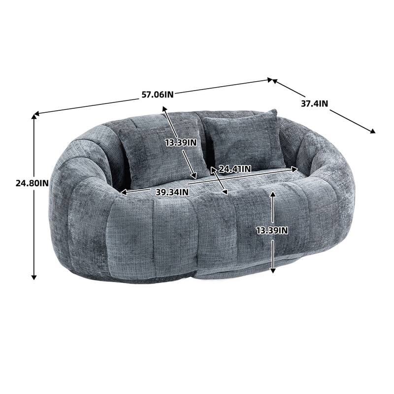 Bean Bag Sofa Lazy Sofa Durable Comfort Lounger Bean Bag Chair Couch
