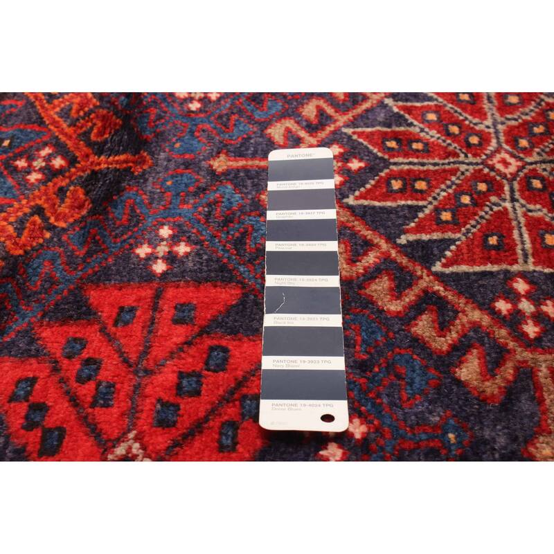ECARPETGALLERY Hand-knotted Anadol Navy Wool Rug - 3'5 x 9'8