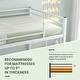 preview thumbnail 5 of 8, Gymax Twin Over Twin Bunk Bed Frame Platform W/Guard Rails & Side