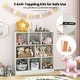 preview thumbnail 18 of 18, Costway 8-Cube Bookcase 41" Wooden Toy Storage Organizer for Kids - See Details