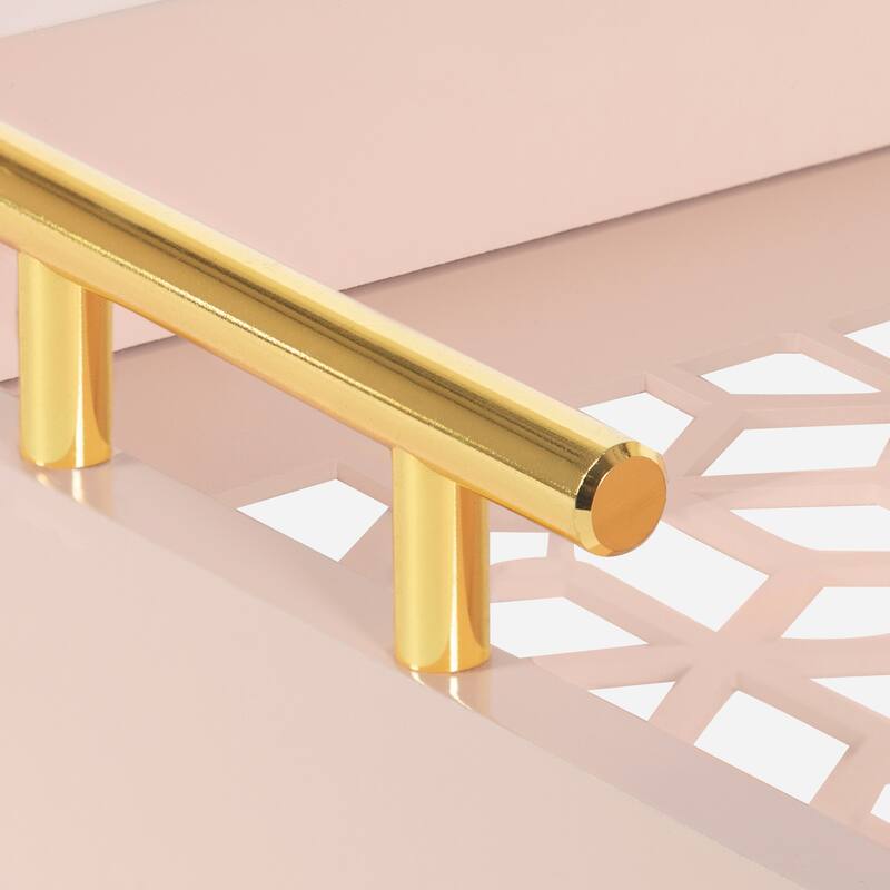 Kate and Laurel Caspen Rectangle Decorative Tray