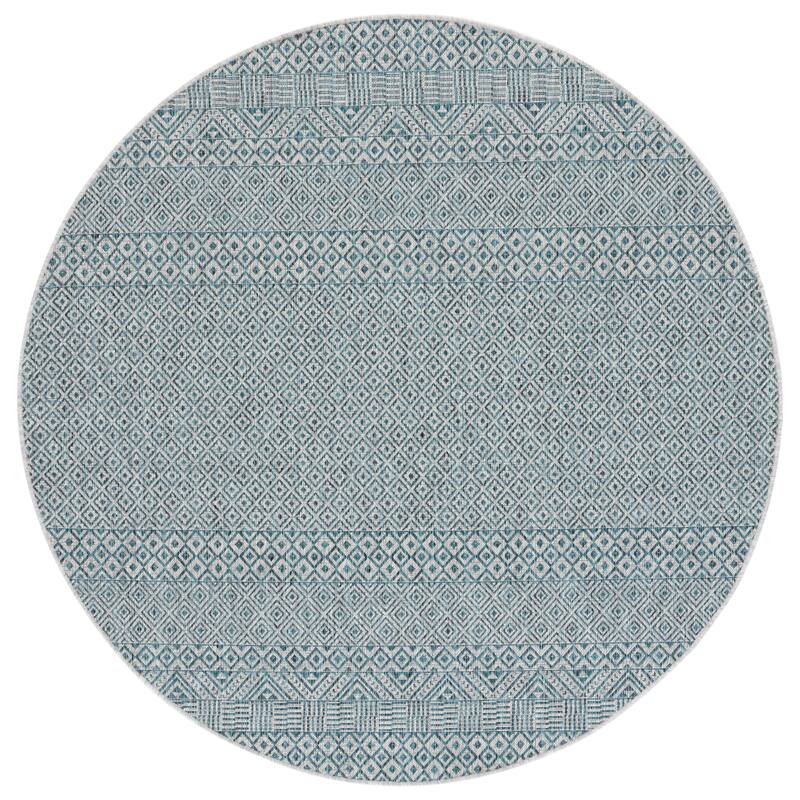 SAFAVIEH Courtyard Terezija Indoor/ Outdoor Waterproof Patio Backyard Rug