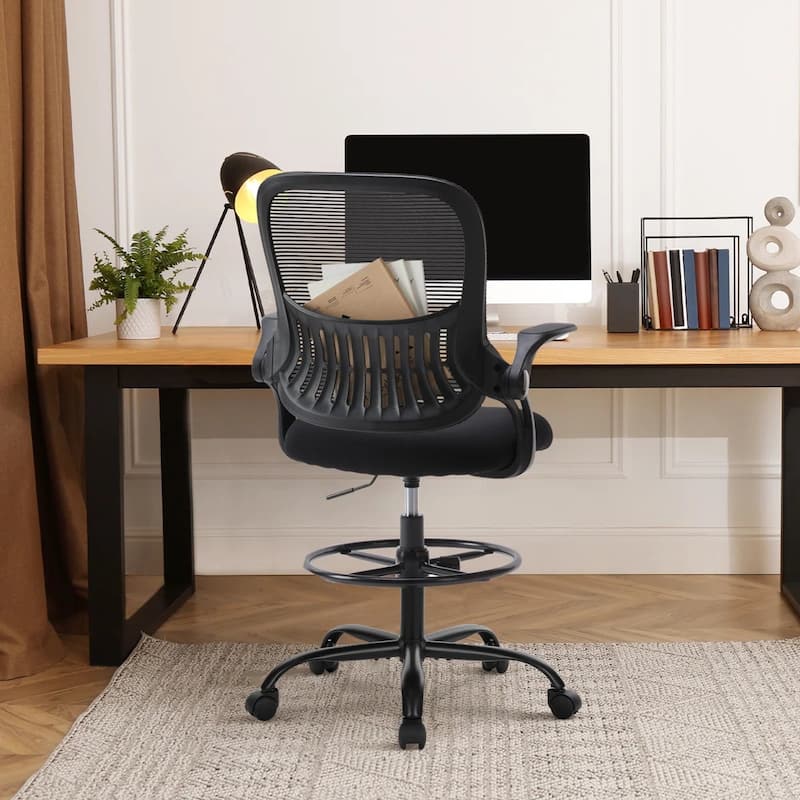 Ergonomic Office Chair, High Back Desk Chair with Headrest, Home Office Swivel Mesh Computer Chair Office Chairs