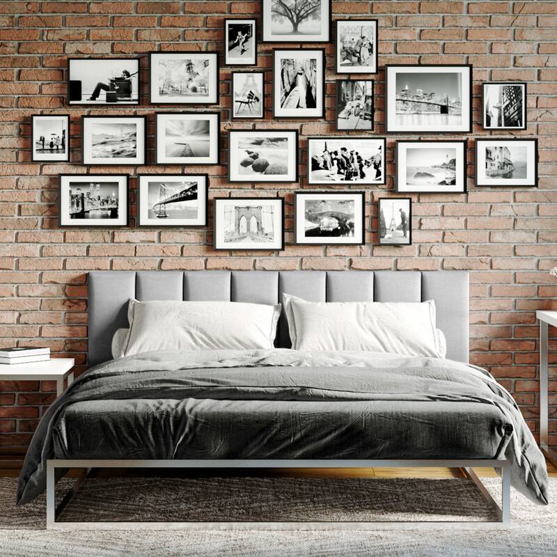 Jaxx Panelist Modern Padded Headboard - Set of 4 Wall Mounted Panels