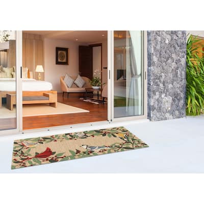 Liora Manne Frontporch Bird Border Indoor/Outdoor Rug