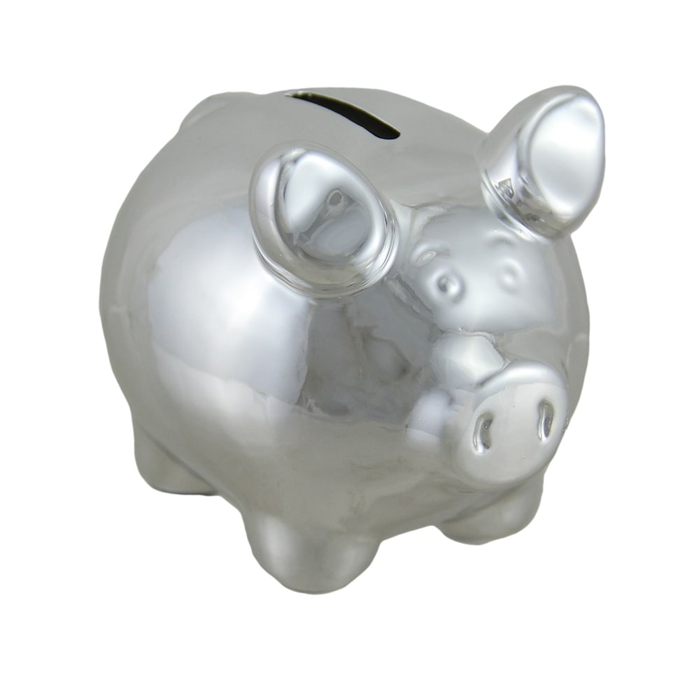 Chrome piggy bank store