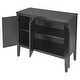preview thumbnail 46 of 52, 40'' Modern Console Table Living Room with 2 Shelves
