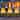 5 Jack-O-Lantern Shaped Halloween Pathway Markers - 3.75ft Black Wire