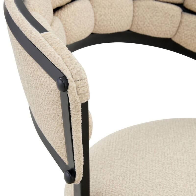 Set of 2 Velvet Dining Chairs with Black Legs, Modern Upholstered Accent Chairs