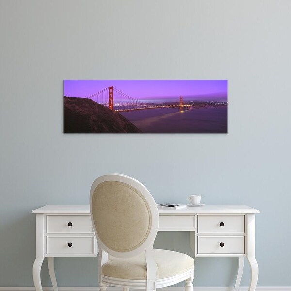 Easy Art Prints Panoramic Images's 'USA, California, San Francisco, Golden Gate Bridge' Premium Canvas Art
