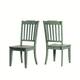 Option Antique Sage Green Chairs and Bench