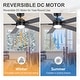 preview thumbnail 152 of 193, 42/48/52/56/60/65-IN LED Ceiling Fan with Light Kit and Remote(5/6/7/8-Blade)