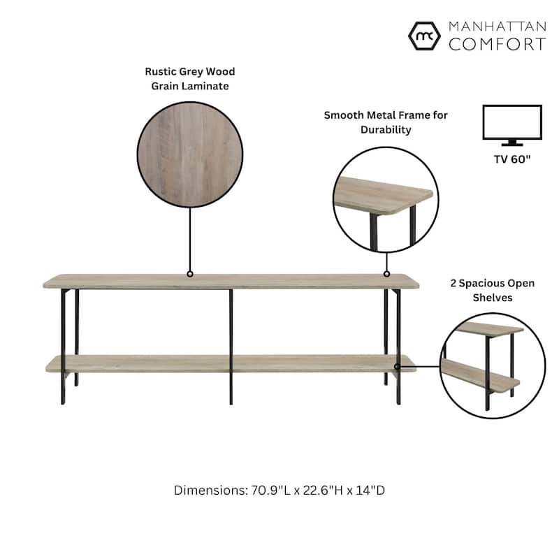 Celine 70.86 Wood Side Table Console