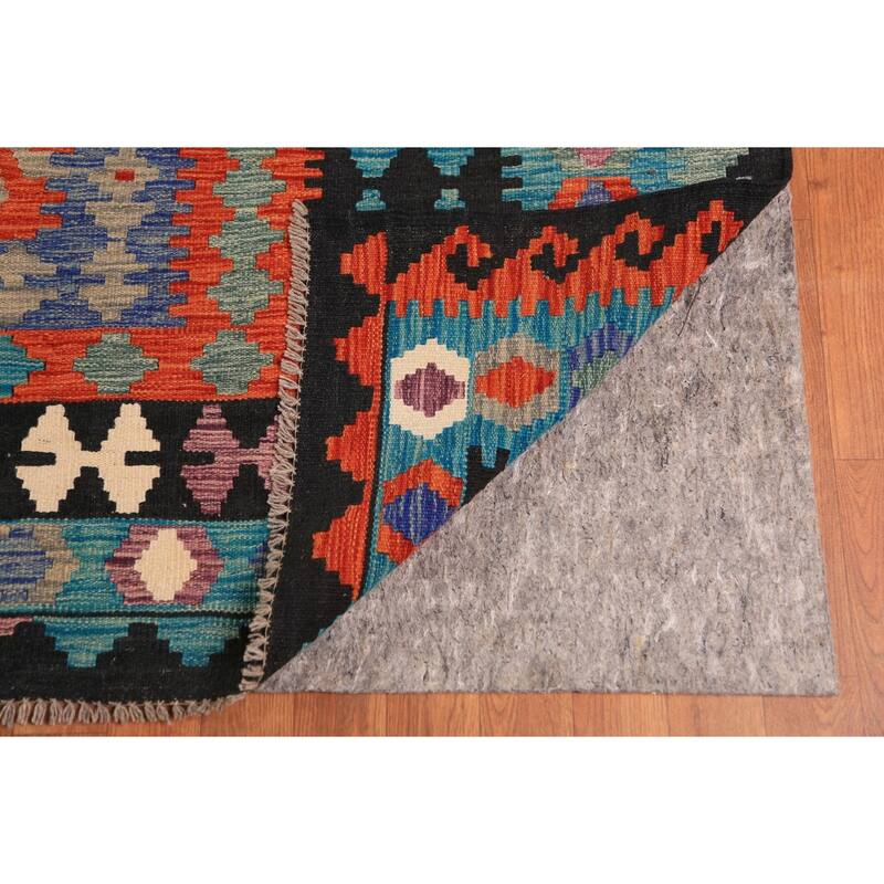 Kilim Oriental Large Rug Hand-Woven Wool Carpet - 10'4"x 16'5"