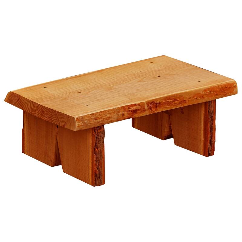 Live Edge Locust Wood 2' Briar Patch Flower Pot Bench