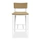 preview thumbnail 1 of 13, Uttermost Calbas White Outdoor Stool 22.6" W x 19.75" D x 38.1" H