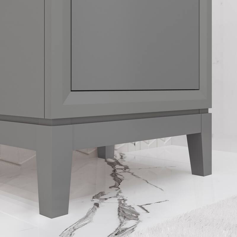 Elsa 20 In. Ceramic Sink Top Vanity with Single Faucet