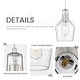 preview thumbnail 21 of 20, 1-Light Adjustable Kitchen Pendant Light