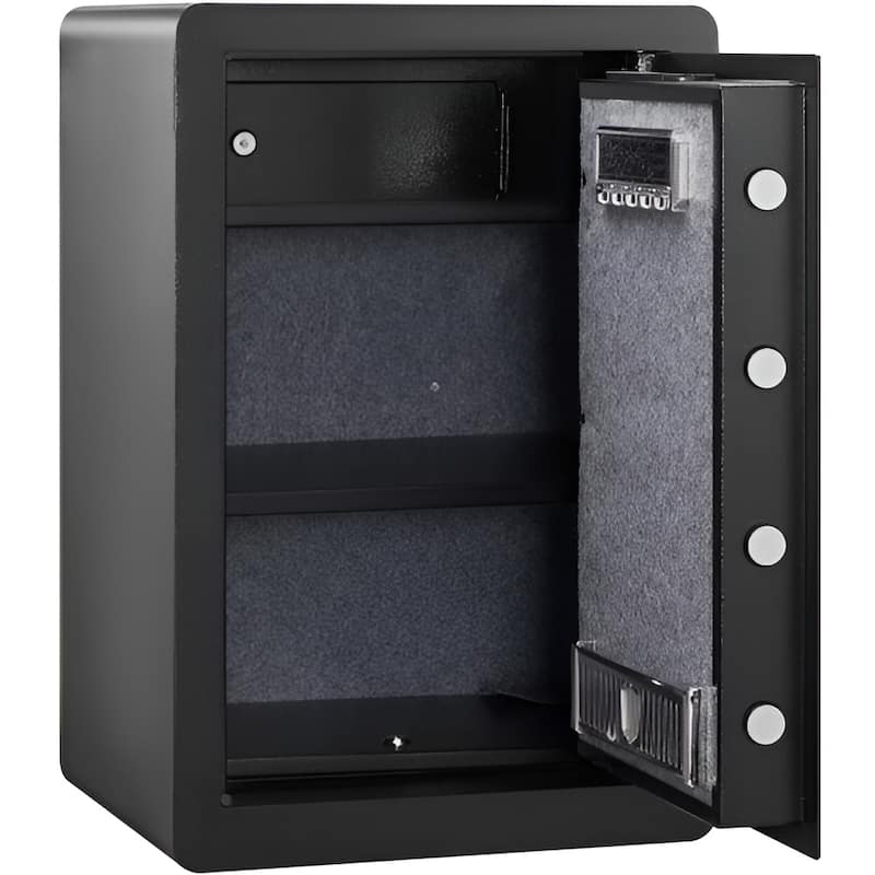 Black Cold-Rolled Carbon Steel Safe with Fingerprint and Alarm